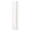 White High Cabinet with Shelves and 2 Doors C8935