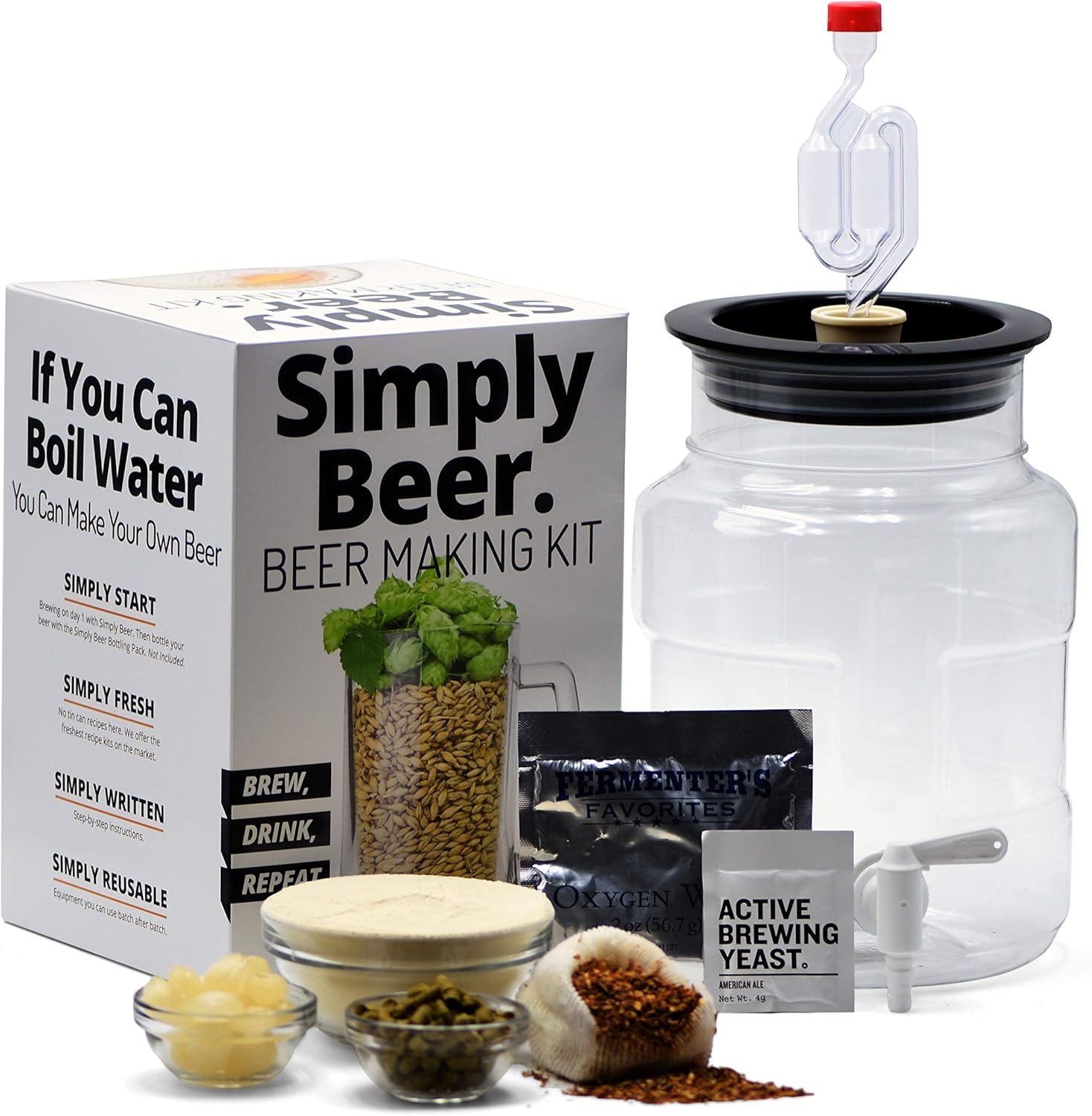 Small Batch Beer Making Starter Kit Pack of 2 J76033