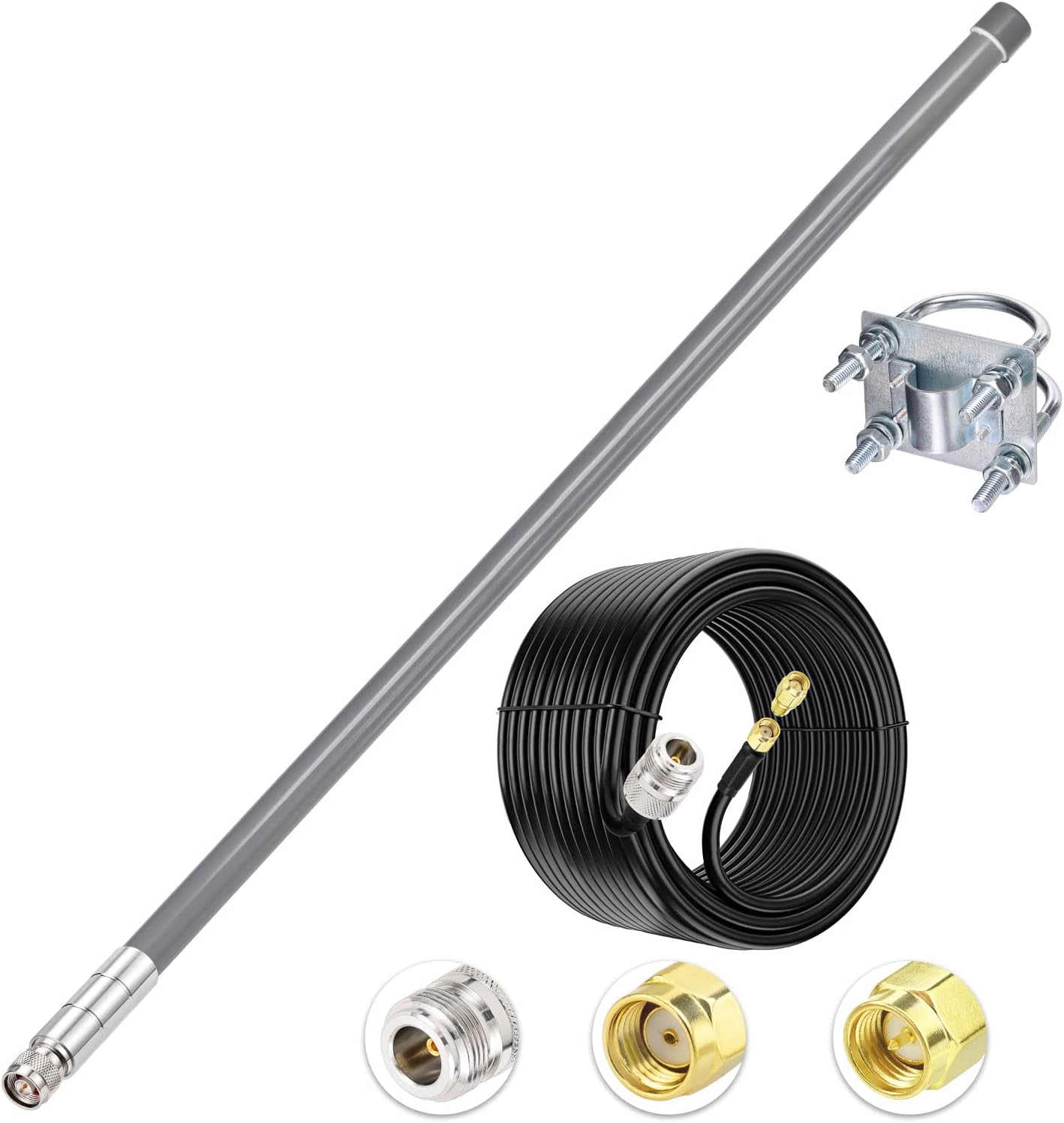 31.5inch 5.8 dBi 915MHz Antenna with 10ft Low Loss Cable N733104