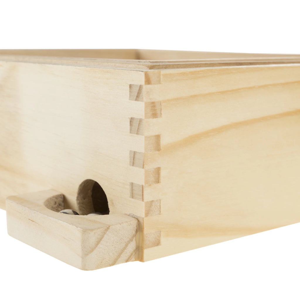Wooden Maze Game with Two Steel Marbles C9891
