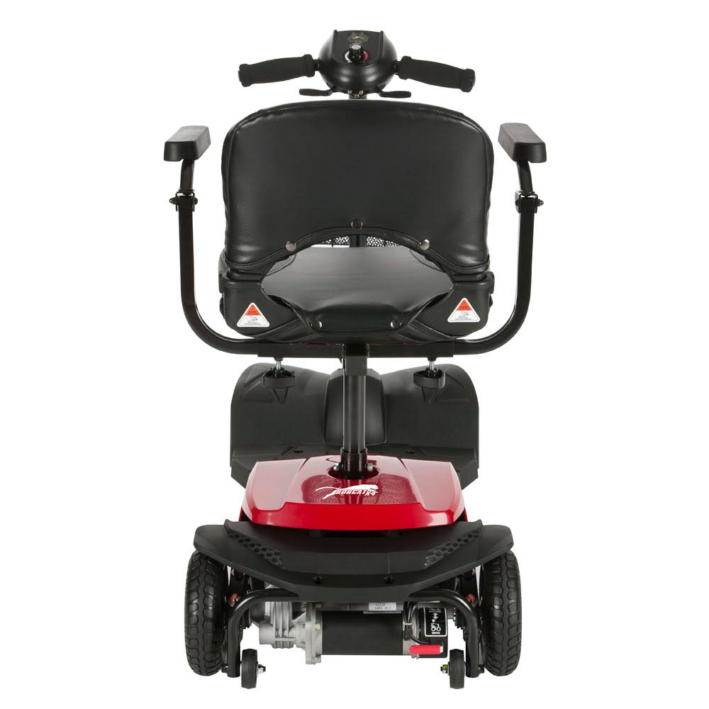 Red 4 Wheel Transportable Power Mobility Scooter F29618
