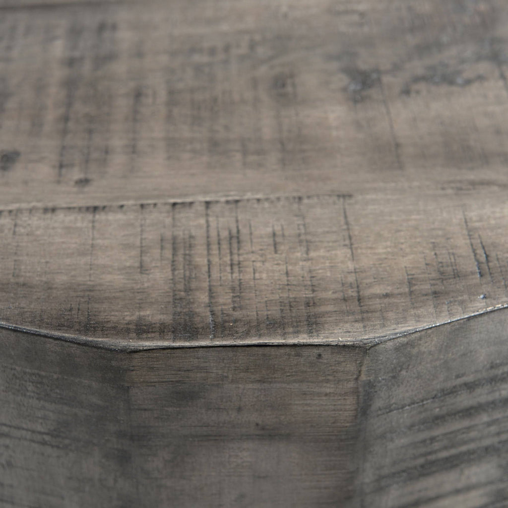 Distressed Grey Accent Table W172