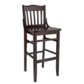 Dark Mahogany Beechwood Bar Stool F567