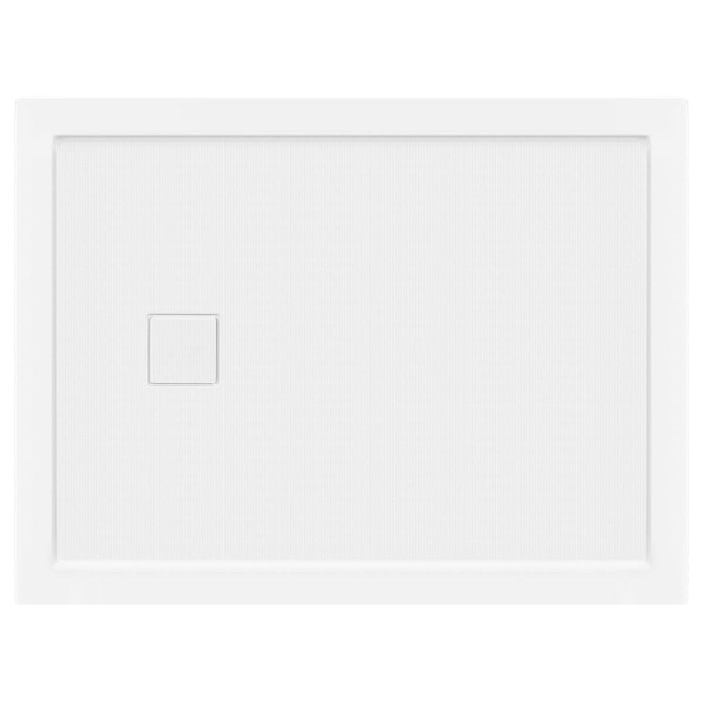 Left Double Threshold Shower Pan Base Wall Corner Left Drain Y7537