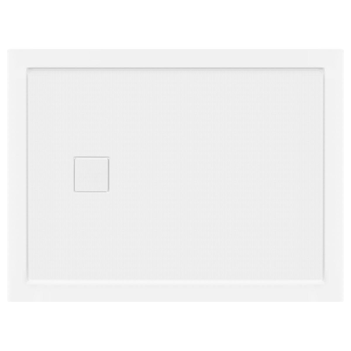 Left Double Threshold Shower Pan Base Wall Corner Left Drain Y7537