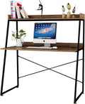 Carbon Fiber Black 60 inch Gaming Desk with Cup Holder Headphone Hook U935102