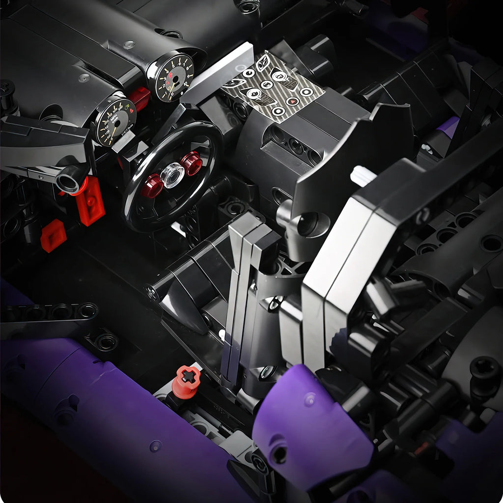 Purple Speed Champion Sports Car Building Kit Toy C242