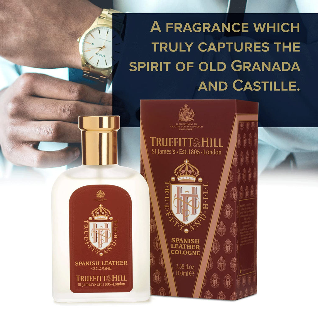 Spanish Leather Cologne 3.38 oz Pack of 2 Q21559