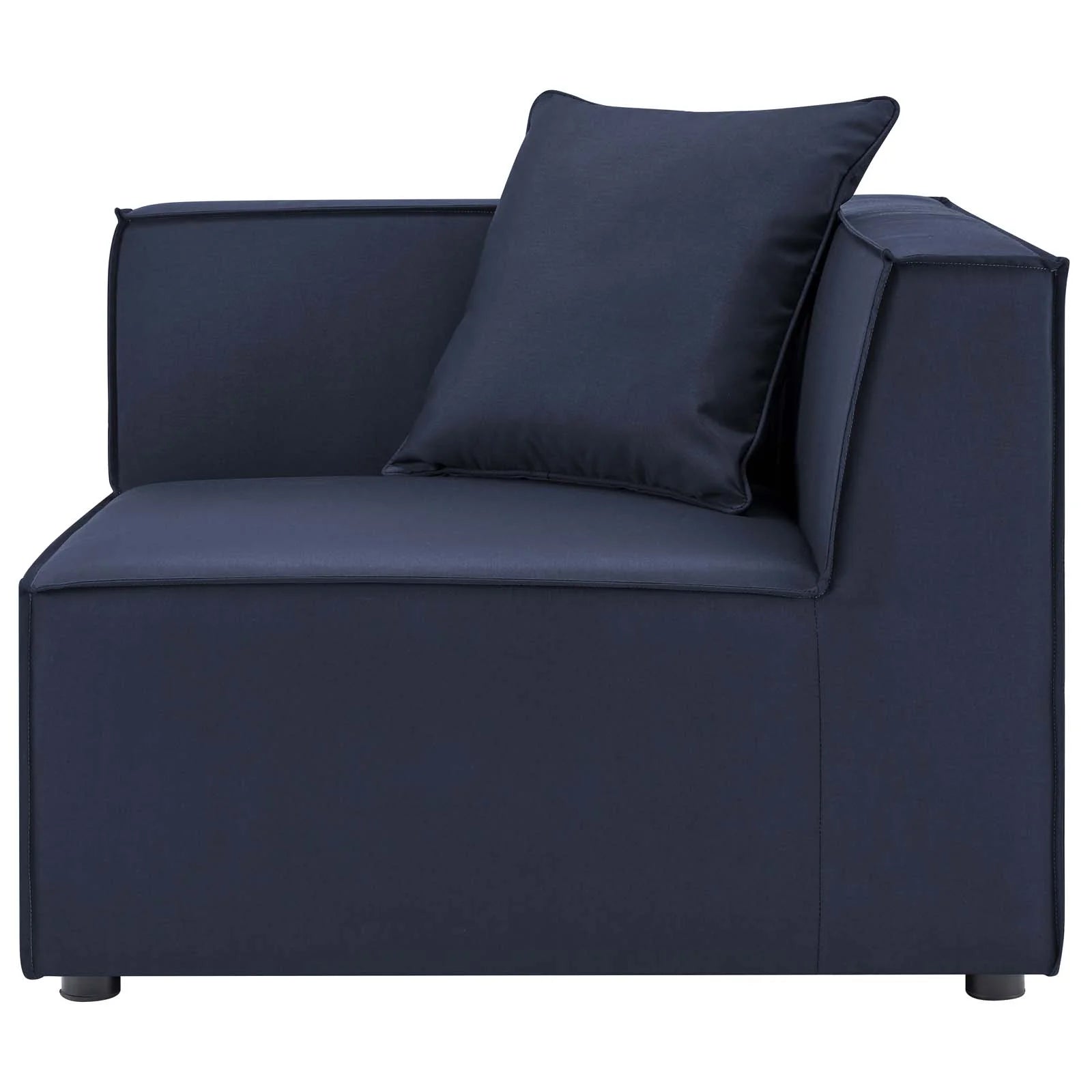 5-Piece Upholstered Sectional Sofa in Navy C550