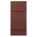 Red Closed Board and Batten Shutter N472