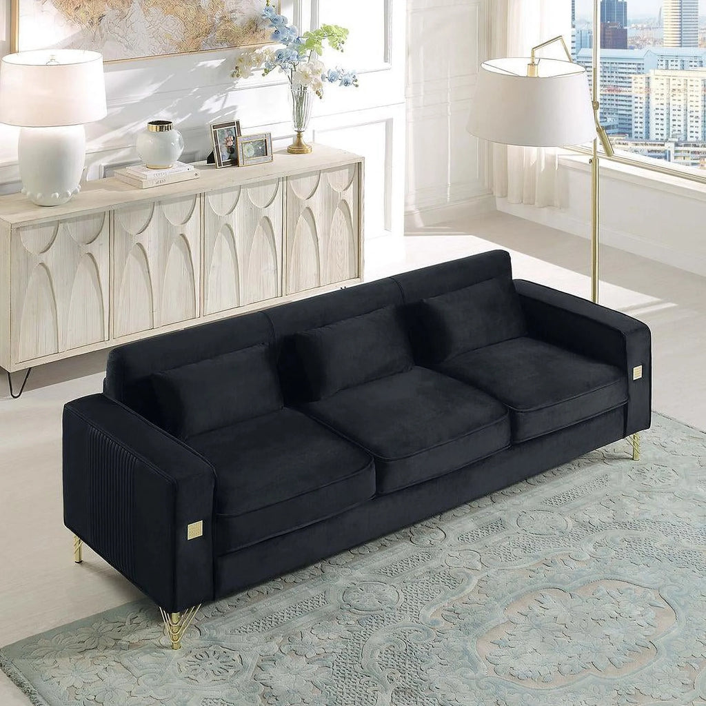 Black Loveseat F474