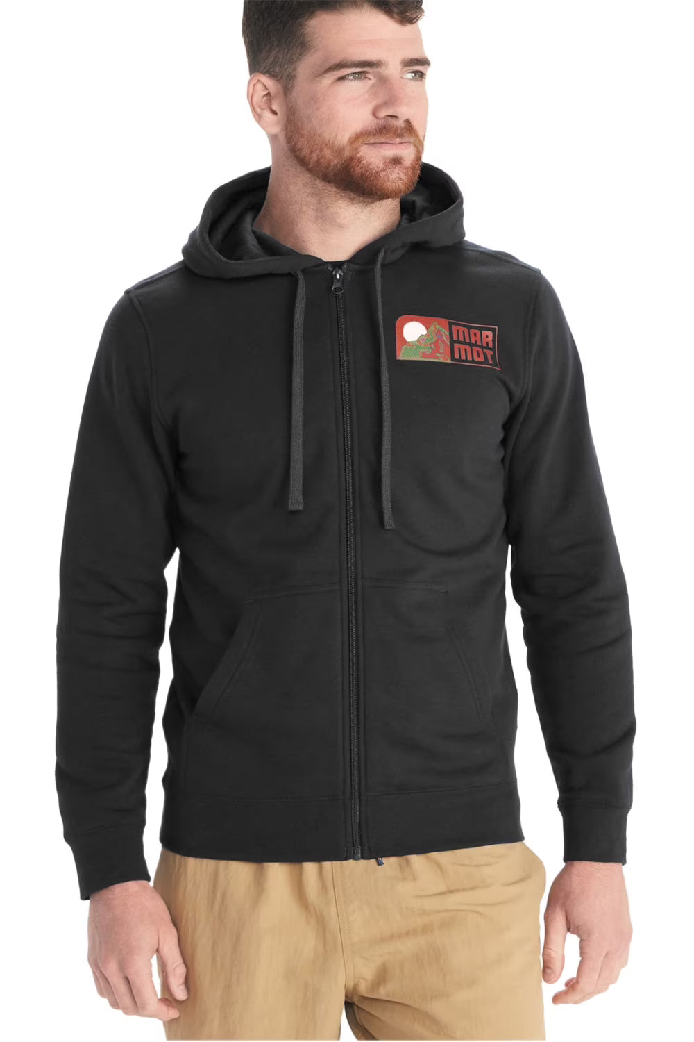 Mens Full Zip Hoodie Large Black I924