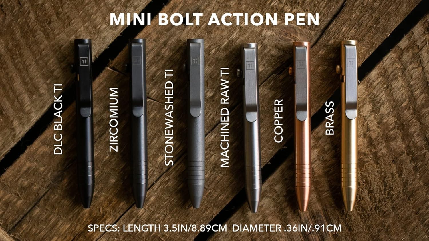 Mini Bolt Action Pen (Zirconium) M9438