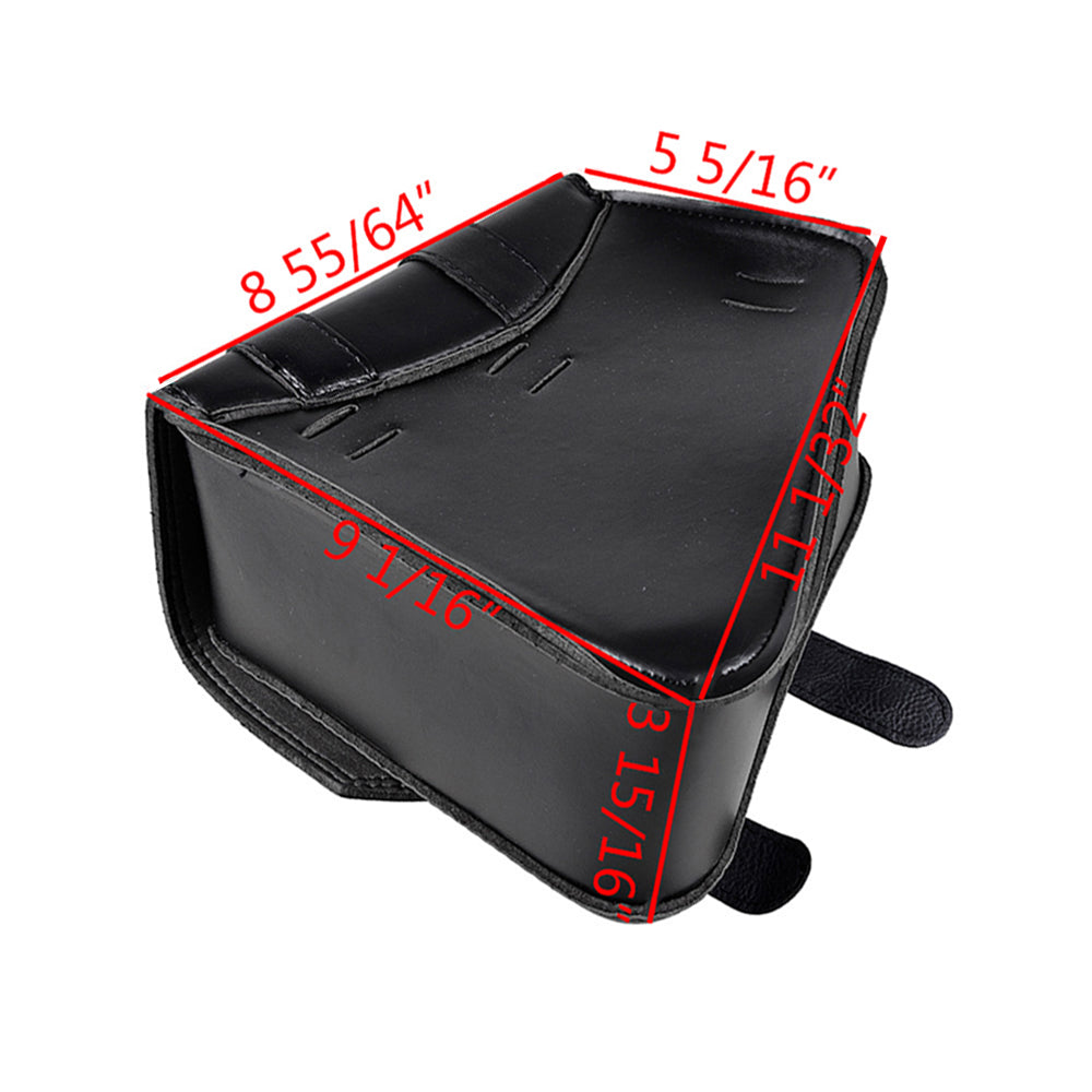 Black Left & Right Side Saddlebag Swingarm Saddle Bags R32180
