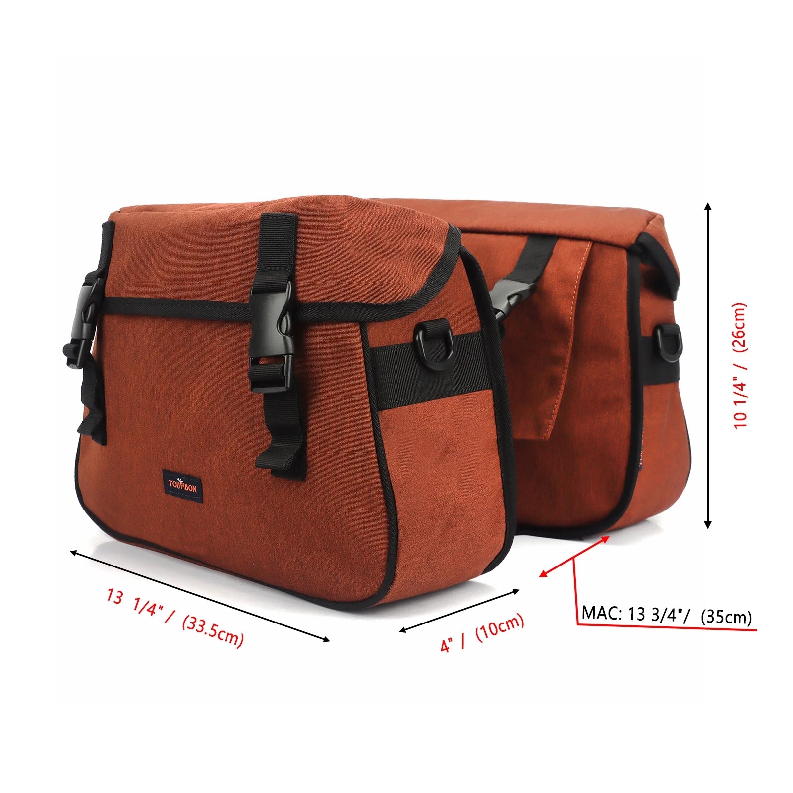 Nylon Double Bike Panniers Bicycle Rear Backseat Luggage Rack Motorcycle Tail Seat Bag O41931