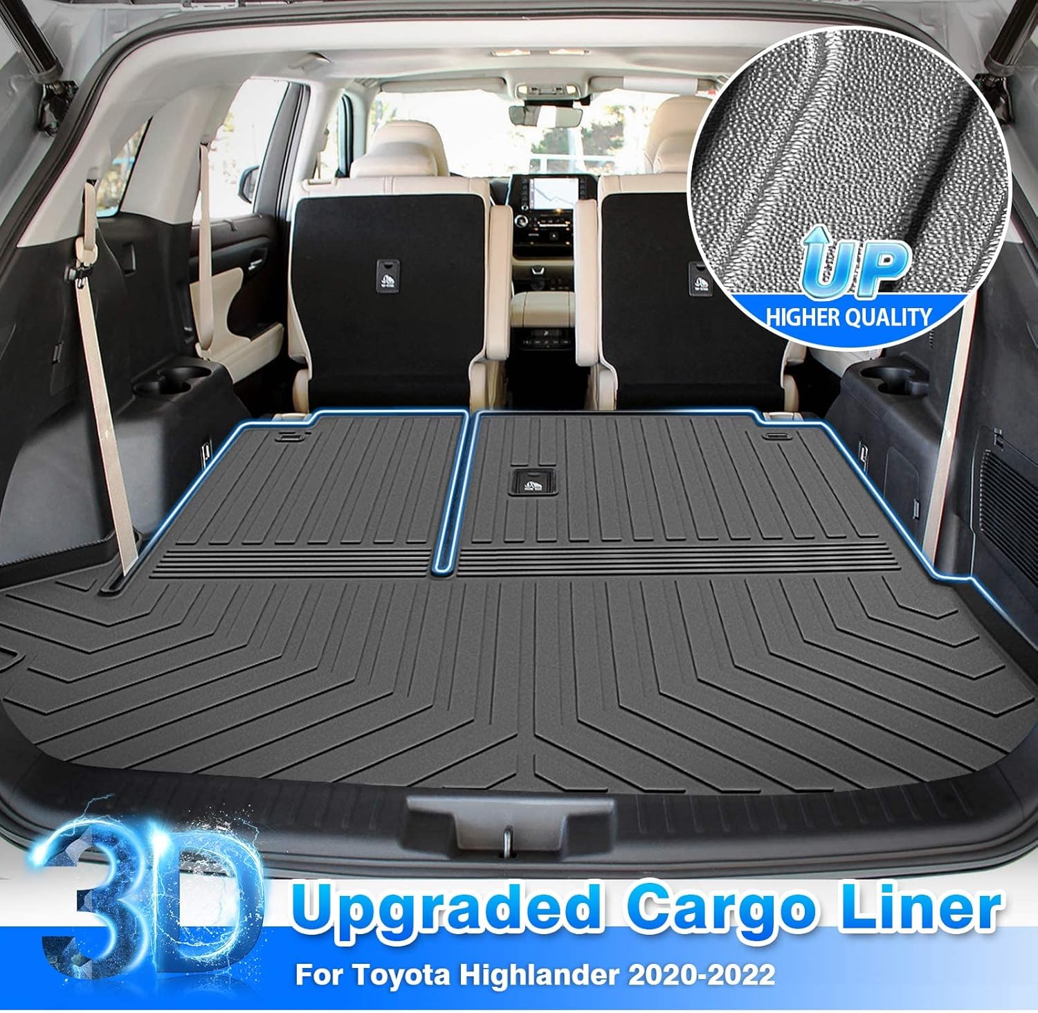 All Weather TPE Cargo Liner for Toyota Highlander 2020-2022 J983719