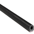 D-Shaped Rubber Seal, .375” Height, .75” Width, 25’ Length, EPDM Foam Seal with Bonded Tape, Black Q3675