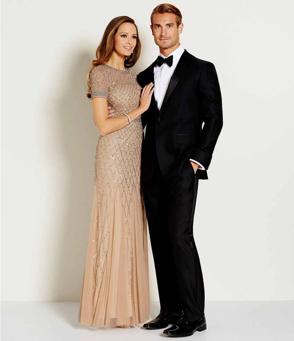 Black Modern-Fit Tuxedo R5430