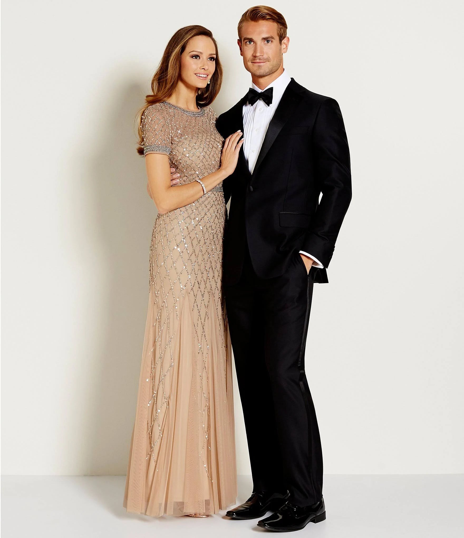 Black Modern-Fit Tuxedo R5430
