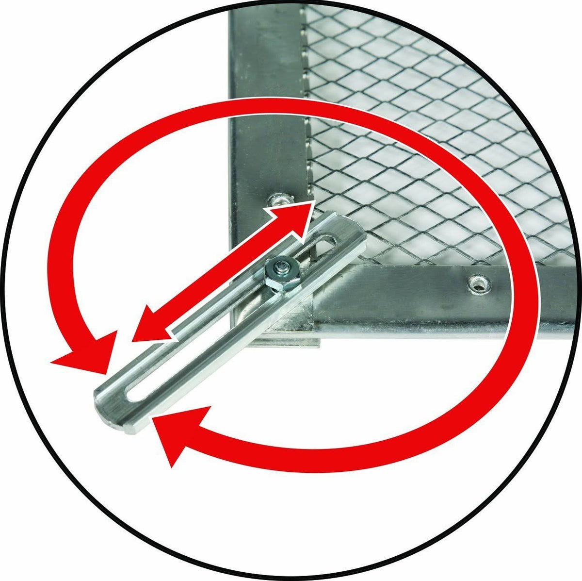 Aluminum Screen Door Standard Mesh Grille E779