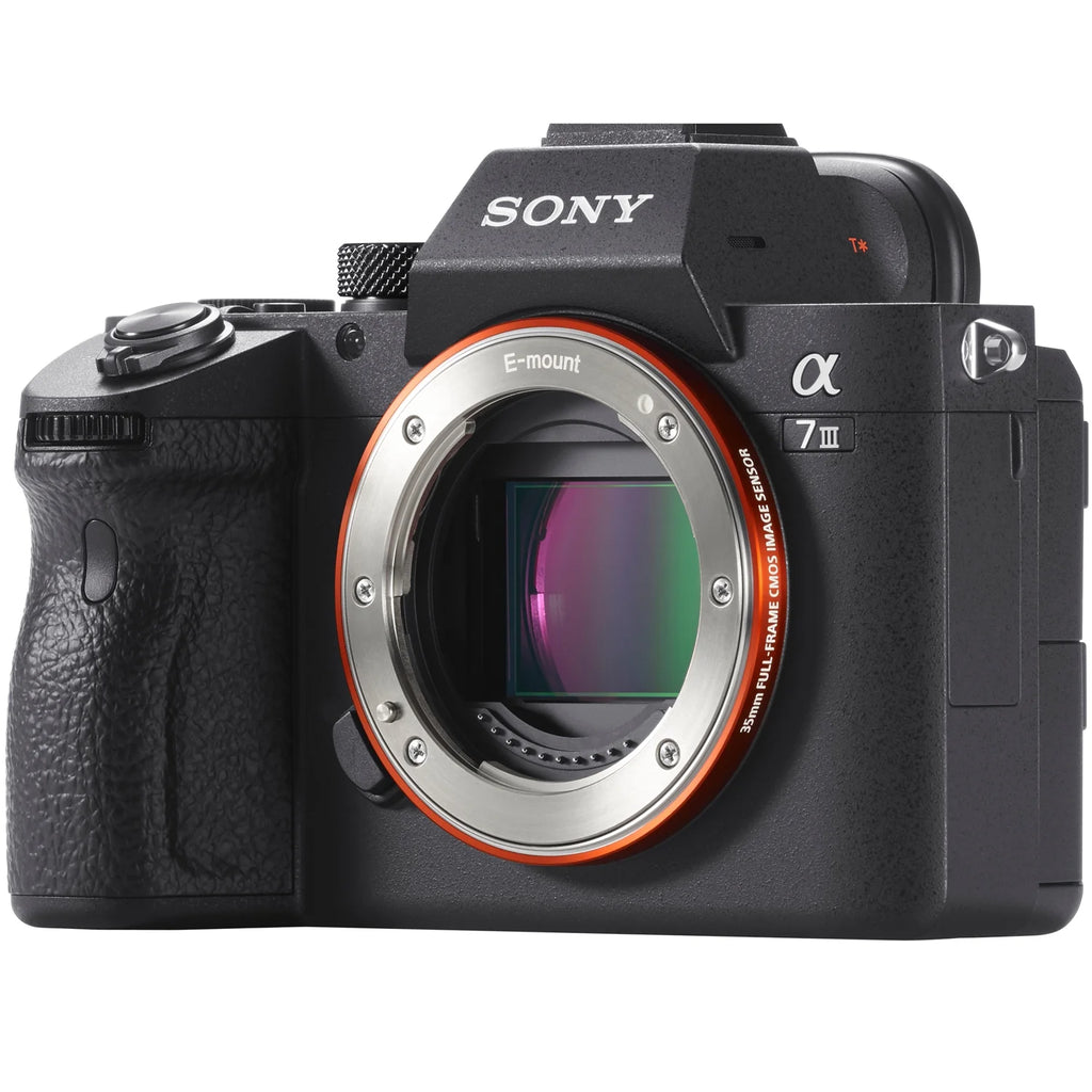 Full Frame Mirrorless Interchangeable Lens Camera Body Bundle with Travel Bag, 2x 64GB Memory Cards, and Accessories (18 Items) E144