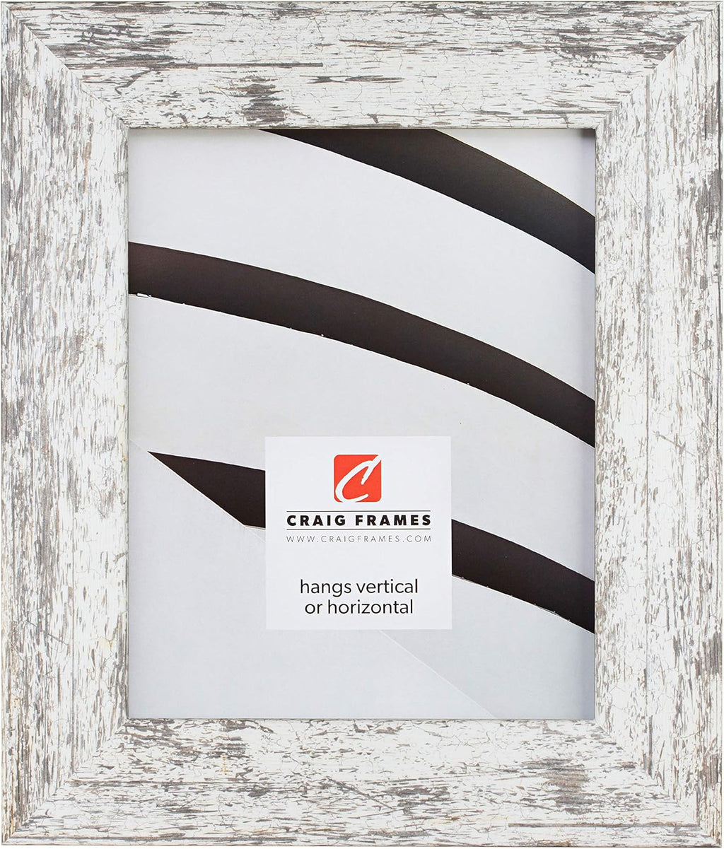 Faux Barnwood Picture Frame, Brown Oak, 16 x 24 Inch I220