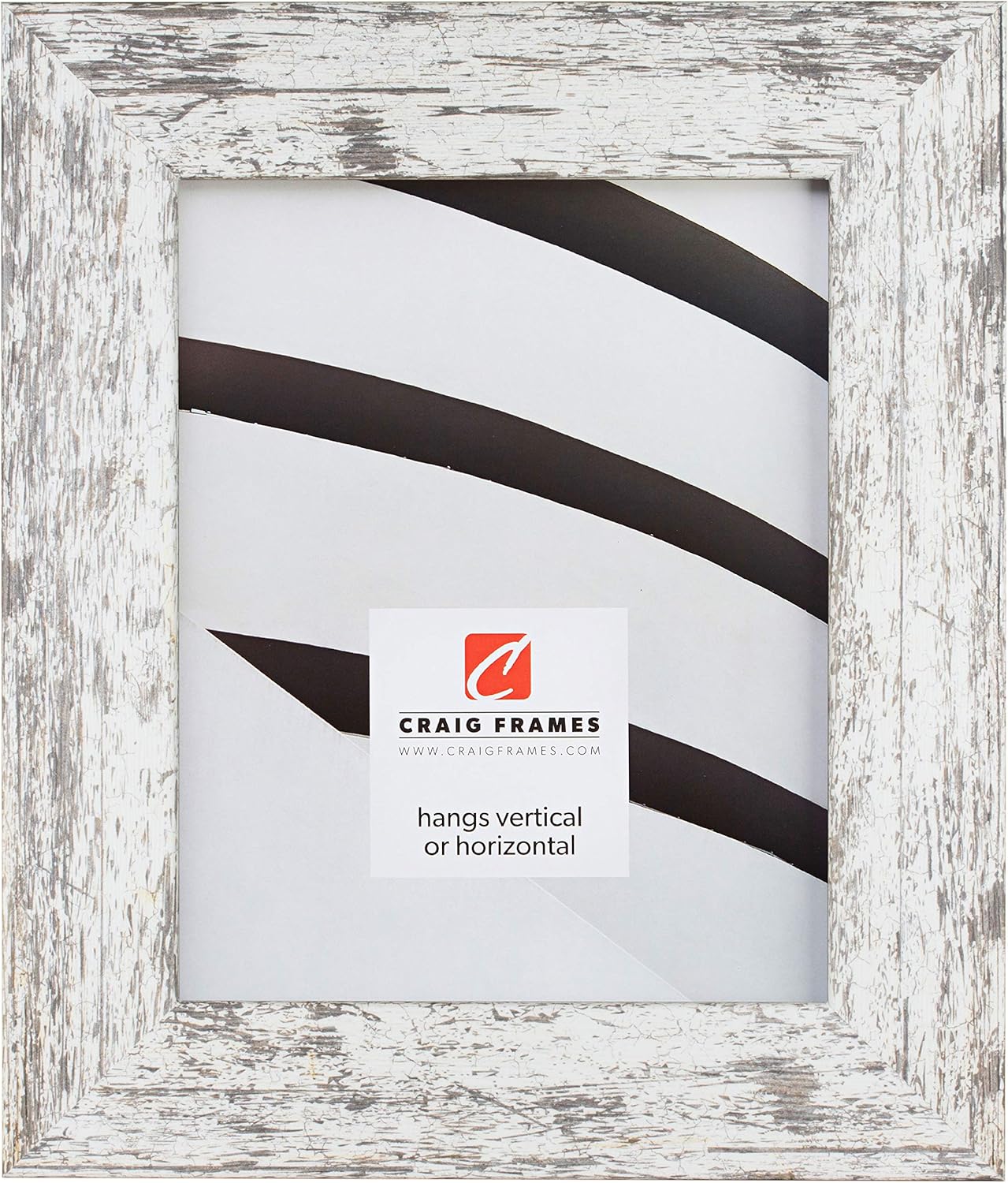 Faux Barnwood Picture Frame, Brown Oak, 16 x 24 Inch I220