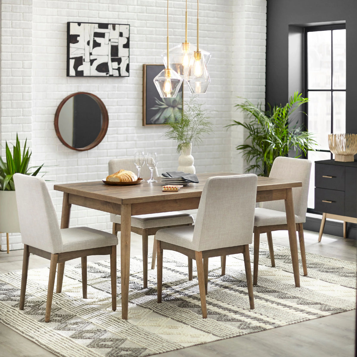 Walnut Mid-Century Dining Table O1762