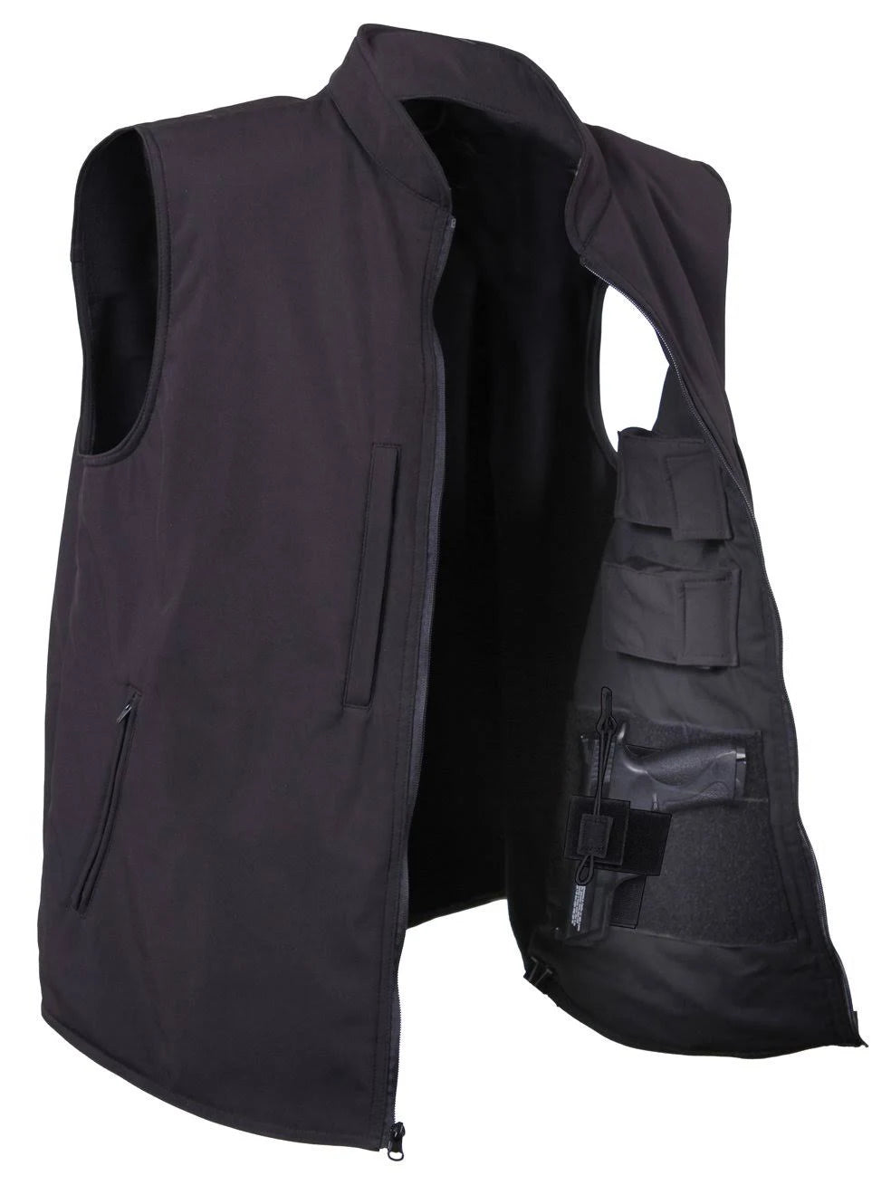 Olive Drab Concealed Carry Soft Shell Vest W8163
