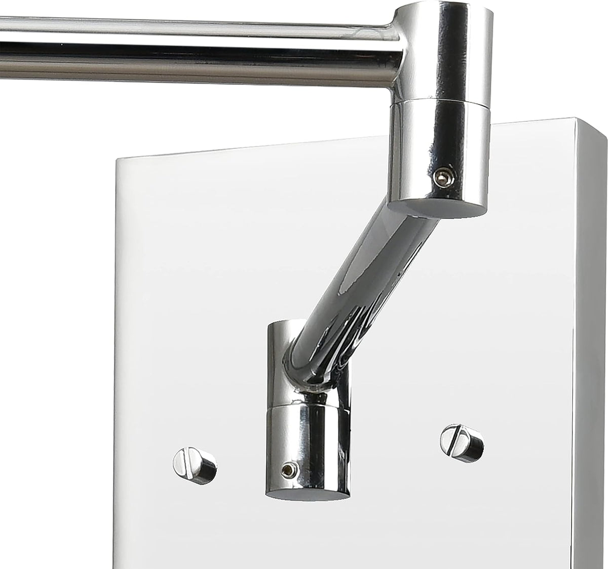 Polished Chrome White 1-Light Sconce K2969