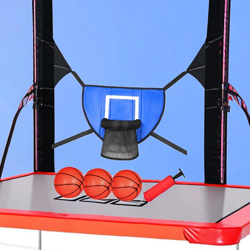 Basketball Hoop for Trampoline with Connection Ropes O52994