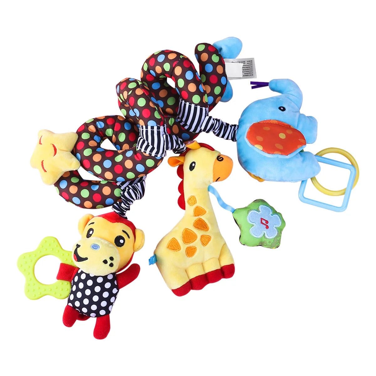 Infant Baby Activity Spiral Bed & Stroller Toy Plush Toy B80544