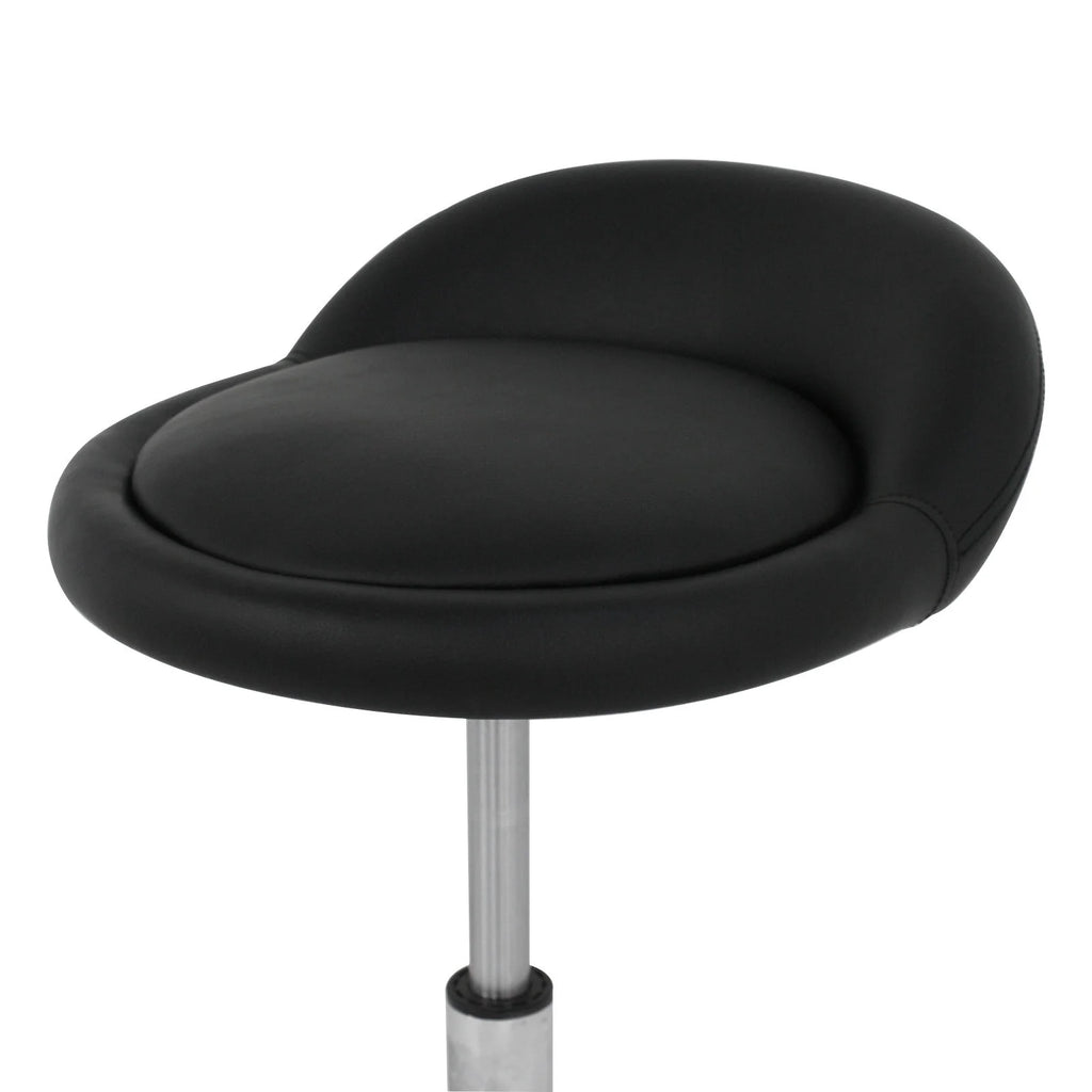 Set of Two Swivel Salon Stool Chair, Black H82235