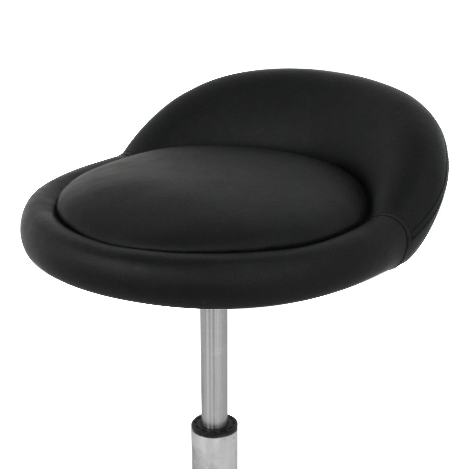Set of Two Swivel Salon Stool Chair, Black H82235