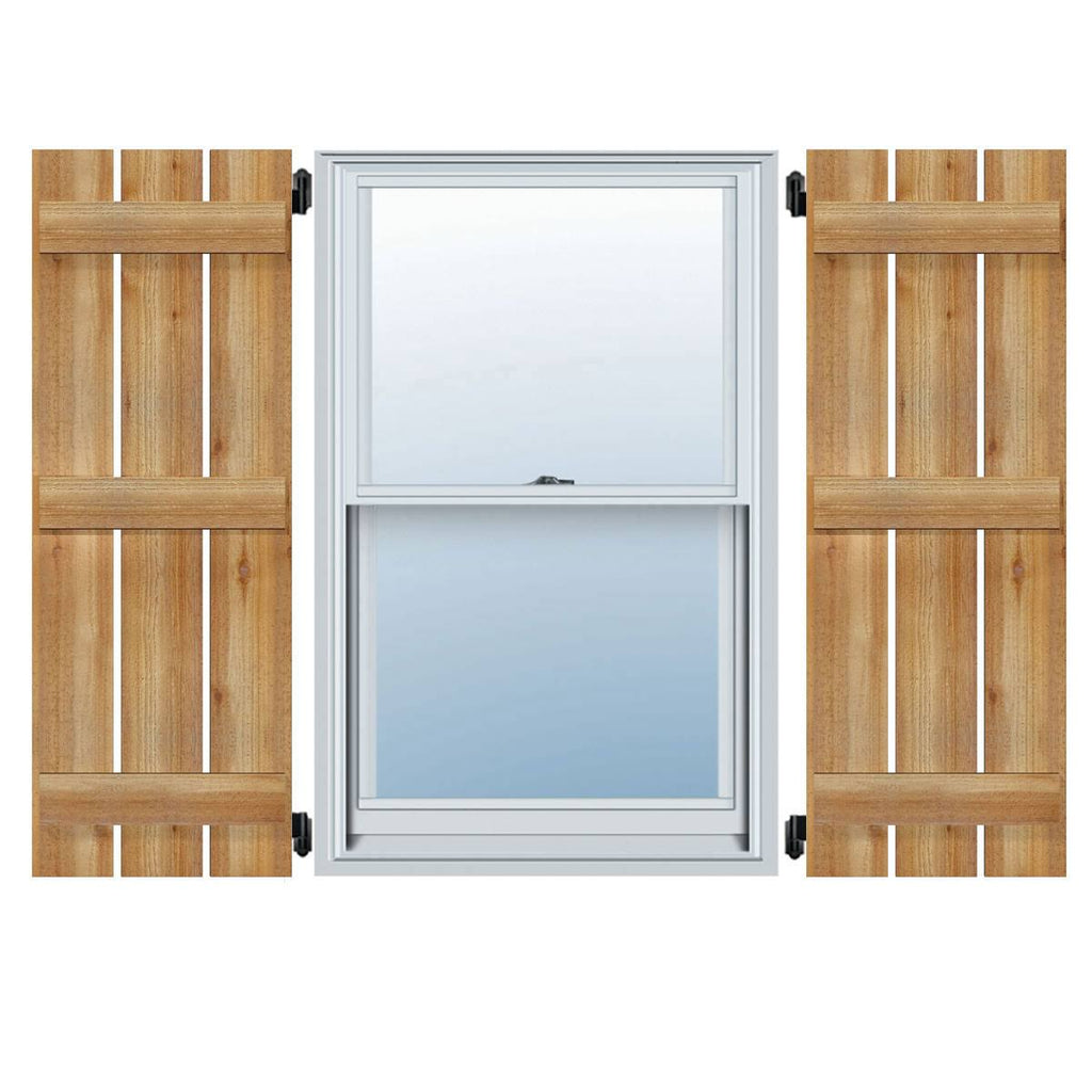 Rough Sawn Board-n-Batten Shutters E482