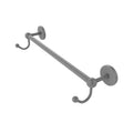 24 inch Matte Gray Towel Bar with Integrated Hooks E9446