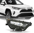 Black Bezel LED Headlights Housing Passenger Side E5262