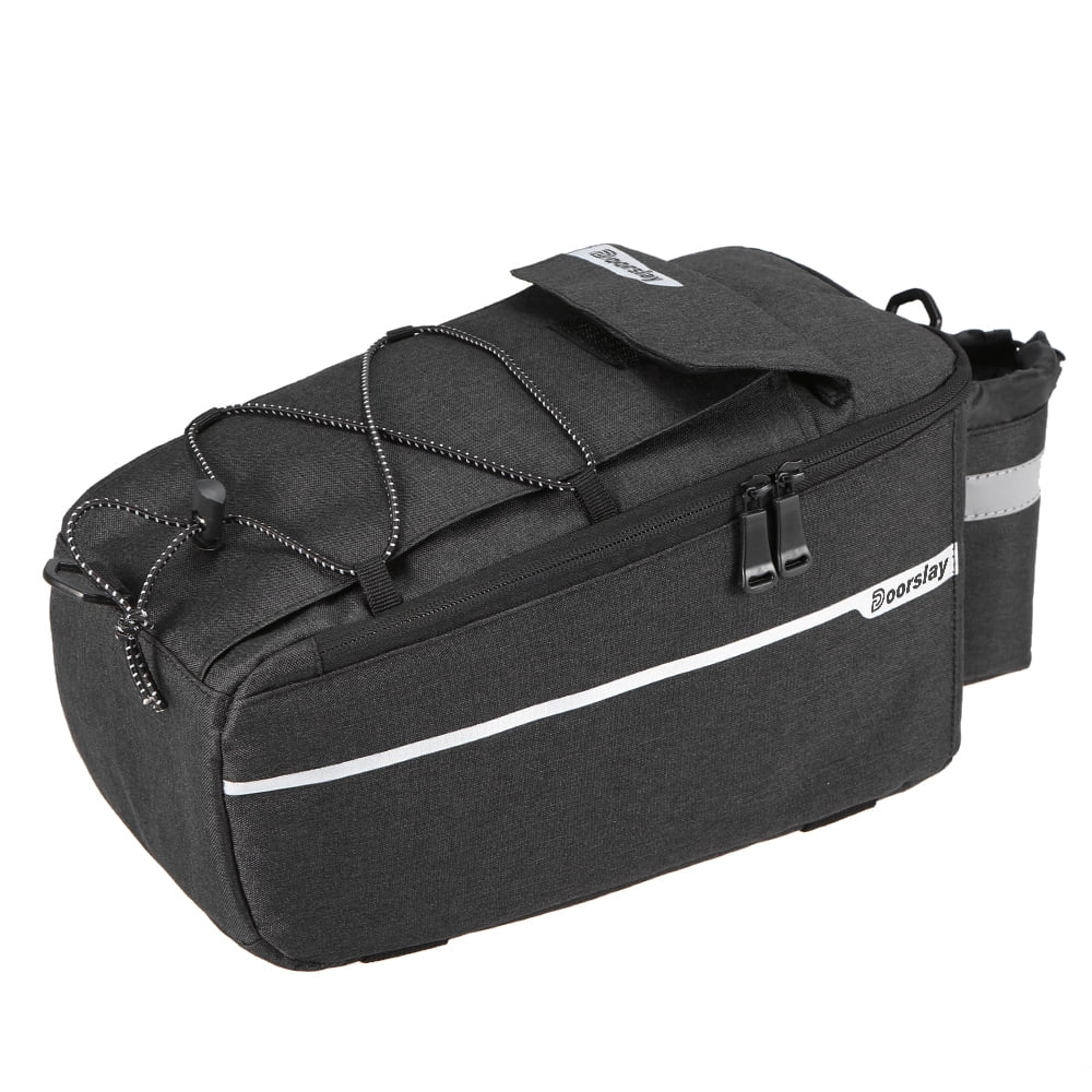Insulated Trunk Cooler Bag Cycling Rear Rack Storage Luggage Bag Reflective MTB Bike Pannier Bag Shoulder Bag Y300