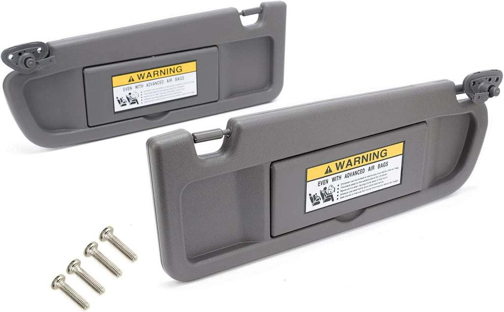 Left Driver & Right Passenger Side Sun Visor Compatible with 2006-2011 Honda Civic Pack of 2 A54557