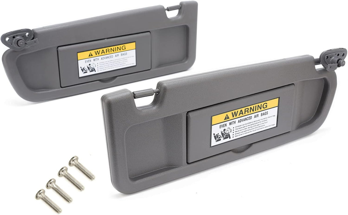 Left Driver & Right Passenger Side Sun Visor Compatible with 2006-2011 Honda Civic Pack of 2 A54557
