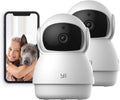 2pc Pan-Tilt Security Camera with Night Vision F490