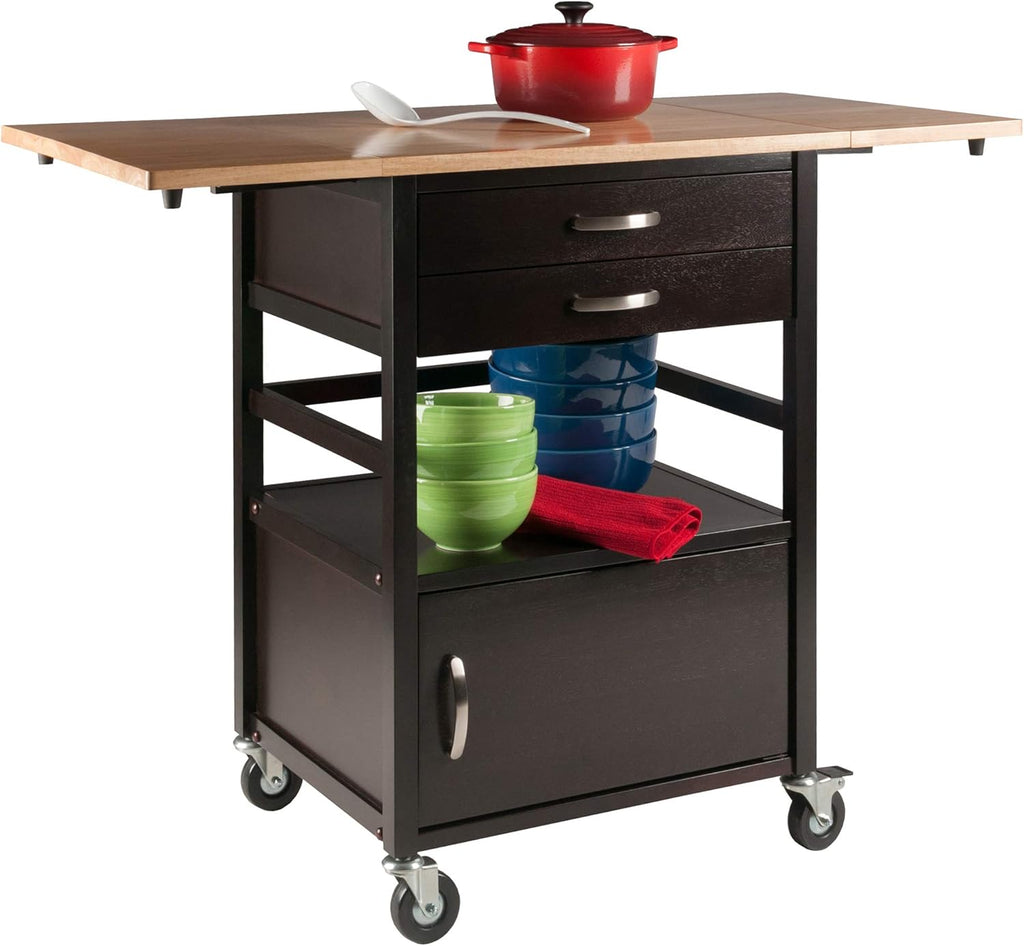 Black Kitchen Cart I189280