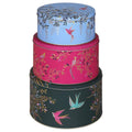 3X Nesting Kitchen Cake Tins Set Multicoloured M72288