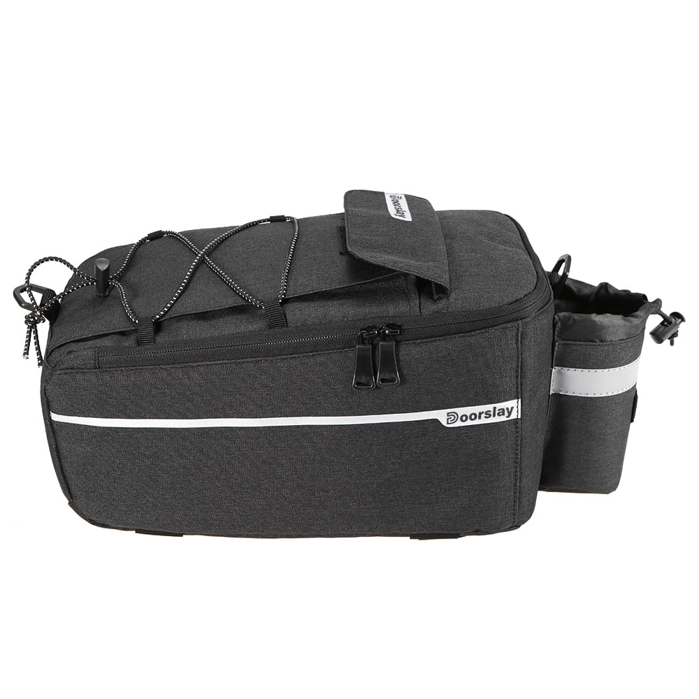 Insulated Trunk Cooler Bag Cycling Rear Rack Storage Luggage Bag Reflective MTB Bike Pannier Bag Shoulder Bag Y300