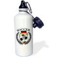 Germany Soccer Ball Water Bottle, 21-ounce B48363