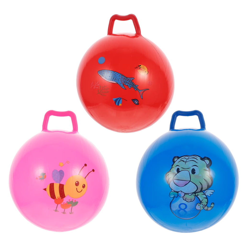 3 Pcs Inflatable Game Trampoline with Handle B4652