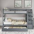 Twin-Over-Twin Bunk Bed with 3 Storage Drawers G130829