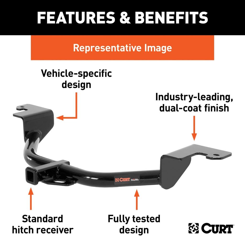 Class 1 Trailer Hitch with Ball Mount, 1-1/4-In Receiver E711
