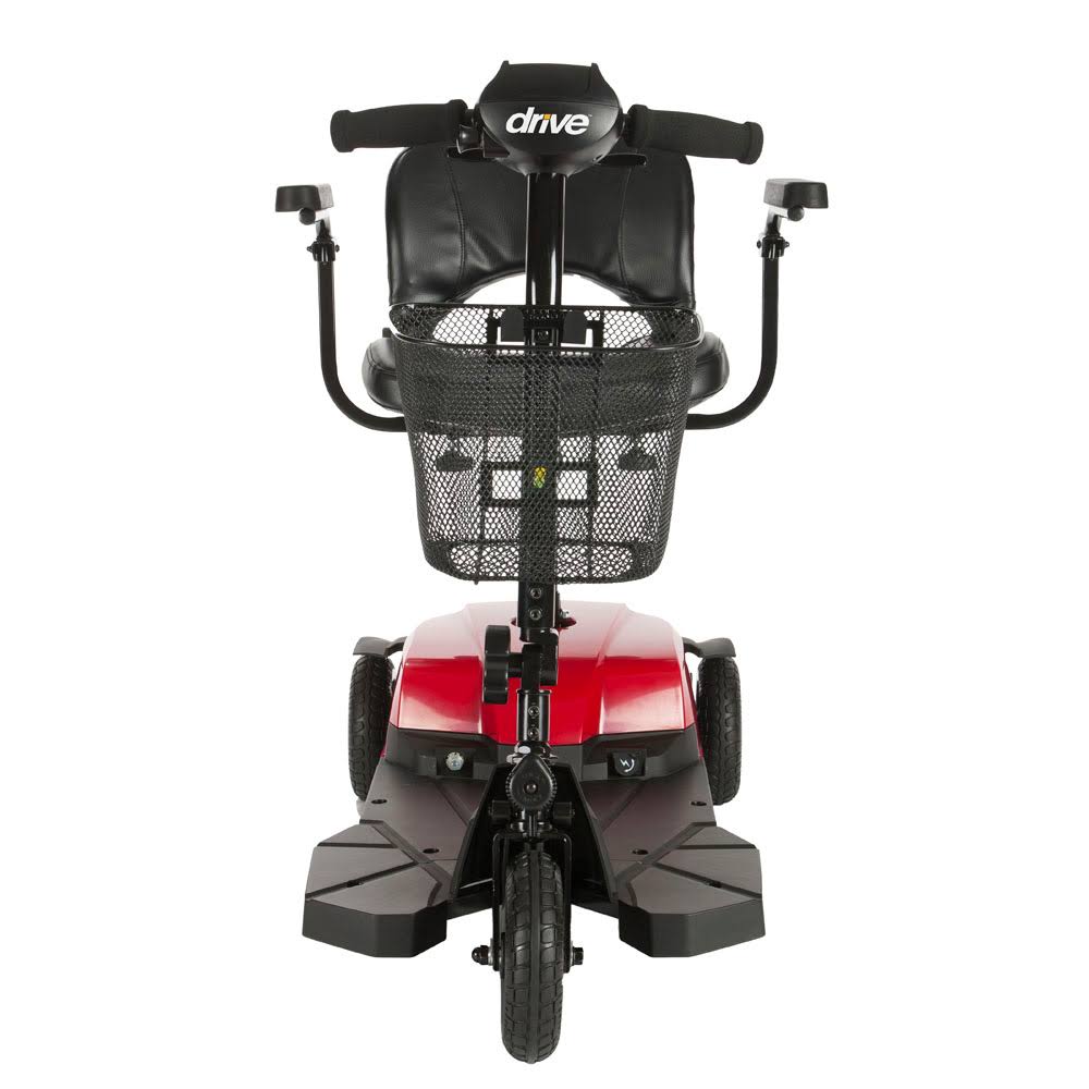 Red 4 Wheel Transportable Power Mobility Scooter F29618