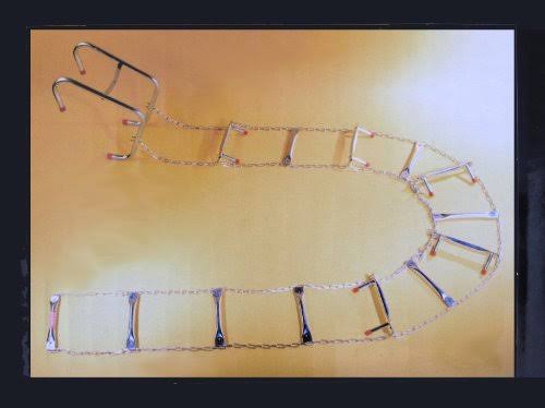 3 Story Steel Chain Fire Escape Ladder B393841